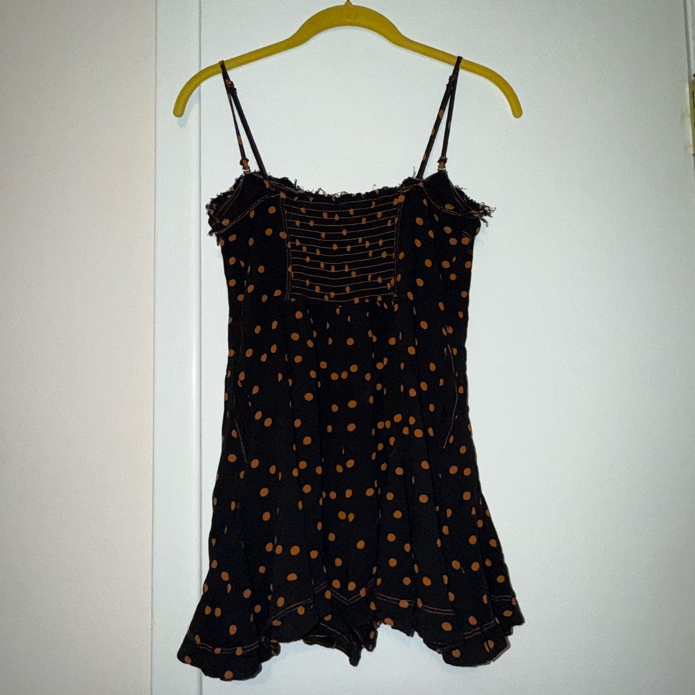 Free People polka dot romper - Picture 2 of 6